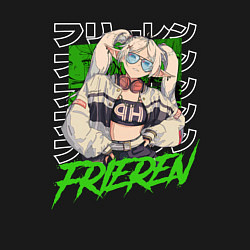 Свитшот хлопковый мужской Frieren mage elf, цвет: черный — фото 2