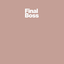 Свитшот хлопковый мужской Final boss, цвет: пыльно-розовый — фото 2