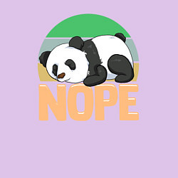 Свитшот хлопковый мужской Panda nope, цвет: лаванда — фото 2