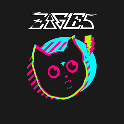 Свитшот хлопковый мужской Eagles rock star cat, цвет: черный — фото 2