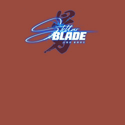 Свитшот хлопковый мужской Stellar blade logo, цвет: кирпичный — фото 2