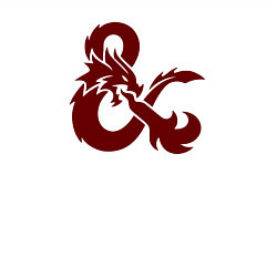 Свитшот хлопковый мужской Подземелья и драконы лого, цвет: белый — фото 2