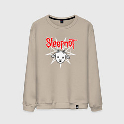 Свитшот хлопковый мужской Sleepnot, цвет: миндальный