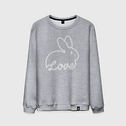 Мужской свитшот Love bunny