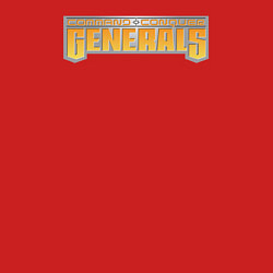 Свитшот хлопковый мужской Command & Conquer: Generals logo, цвет: красный — фото 2