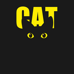 Свитшот хлопковый мужской Cat облик, цвет: черный — фото 2