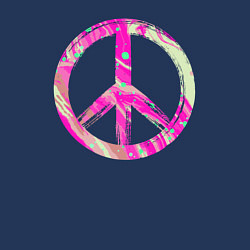 Свитшот хлопковый мужской Pink peace, цвет: тёмно-синий — фото 2