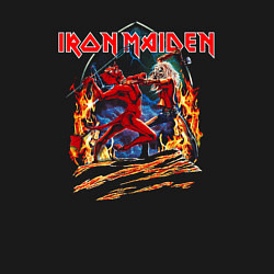 Свитшот хлопковый мужской Iron Maiden Run To The Hils, цвет: черный — фото 2