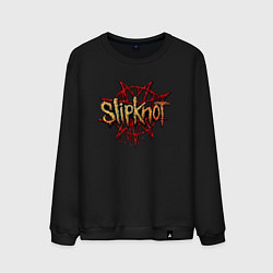 Свитшот хлопковый мужской Slipknot original, цвет: черный