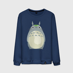 Свитшот хлопковый мужской Neighbor Totoro, цвет: тёмно-синий