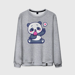 Мужской свитшот Ice cream panda