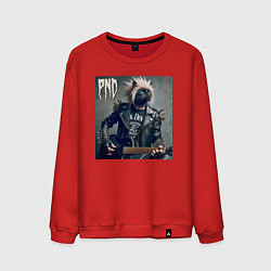 Мужской свитшот Cool cat - punks not dead