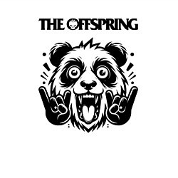 Свитшот хлопковый мужской The Offspring - rock panda, цвет: белый — фото 2
