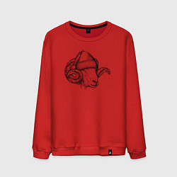 Мужской свитшот Новогодний барашек