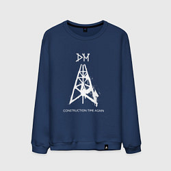 Свитшот хлопковый мужской Depeche Mode - cta album, цвет: тёмно-синий