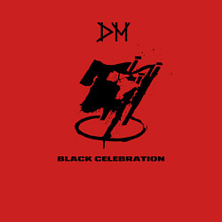 Свитшот хлопковый мужской Depeche Mode - black celebration box, цвет: красный — фото 2