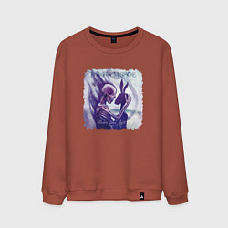 Свитшот хлопковый мужской The Birthday Massacre - under your spell, цвет: кирпичный