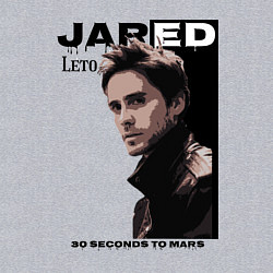 Свитшот хлопковый мужской Jared Joseph Leto 30 Seconds To Mars, цвет: меланж — фото 2