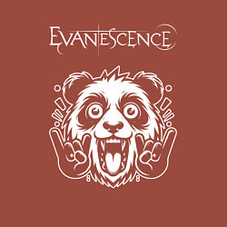 Свитшот хлопковый мужской Evanescence rock panda, цвет: кирпичный — фото 2