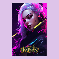 Свитшот хлопковый мужской League of Legends Kaisa Kda, цвет: лаванда — фото 2