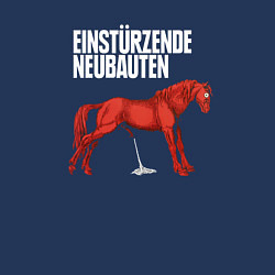 Свитшот хлопковый мужской Einstrzende Neubauten - Horse, цвет: тёмно-синий — фото 2