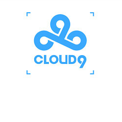 Свитшот хлопковый мужской Cloud9 - tecnic blue, цвет: белый — фото 2