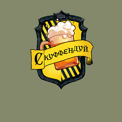 Свитшот хлопковый мужской Скуффендуй факультет, цвет: авокадо — фото 2