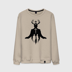 Свитшот хлопковый мужской True Detective: Faith, цвет: миндальный