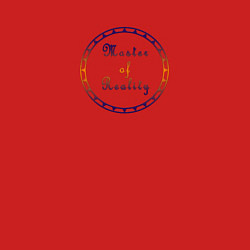 Свитшот хлопковый мужской Master of reality, цвет: красный — фото 2