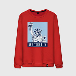 Свитшот хлопковый мужской Style New York, цвет: красный