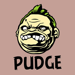 Свитшот хлопковый мужской Pudge Face, цвет: пыльно-розовый — фото 2