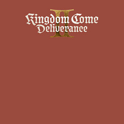 Свитшот хлопковый мужской Kingdom come 2 deliverance logo, цвет: кирпичный — фото 2