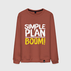 Мужской свитшот Simple plan - boom