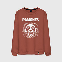 Мужской свитшот Ramones rock panda