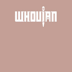 Свитшот хлопковый мужской Whovian, цвет: пыльно-розовый — фото 2