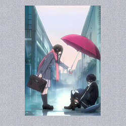 Свитшот хлопковый мужской Хиёри Ики Ято, цвет: меланж — фото 2