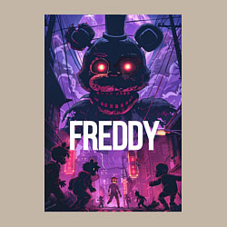 Свитшот хлопковый мужской Freddy - мишка Фредди, цвет: миндальный — фото 2