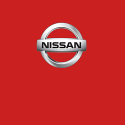 Свитшот хлопковый мужской Nissan logo, цвет: красный — фото 2