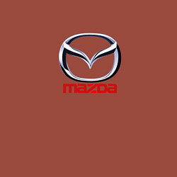 Свитшот хлопковый мужской Mazda logo, цвет: кирпичный — фото 2