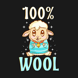 Свитшот хлопковый мужской Стопроцентная шерсть, цвет: черный — фото 2