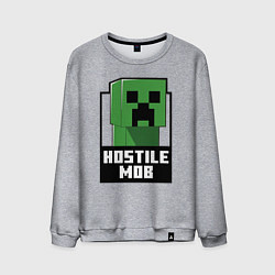 Мужской свитшот Minecraft hostile mob