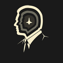 Свитшот хлопковый мужской Дикаприо - Начало, цвет: черный — фото 2