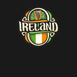 Свитшот хлопковый мужской Моя Ирландия, цвет: черный — фото 2