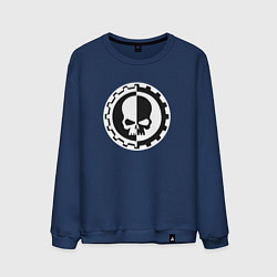 Свитшот хлопковый мужской Вархаммер Механикус, цвет: тёмно-синий