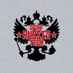 Свитшот хлопковый мужской Sport Russia Team, цвет: меланж — фото 2