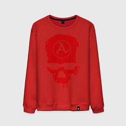 Свитшот хлопковый мужской Amatory Skull, цвет: красный