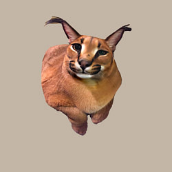 Свитшот хлопковый мужской Кот Шлепа, цвет: миндальный — фото 2