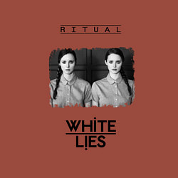 Свитшот хлопковый мужской White Lies - Ritual, цвет: кирпичный — фото 2