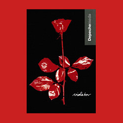 Свитшот хлопковый мужской Depeche mode rose, цвет: красный — фото 2