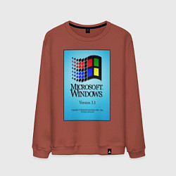Мужской свитшот Windows 3